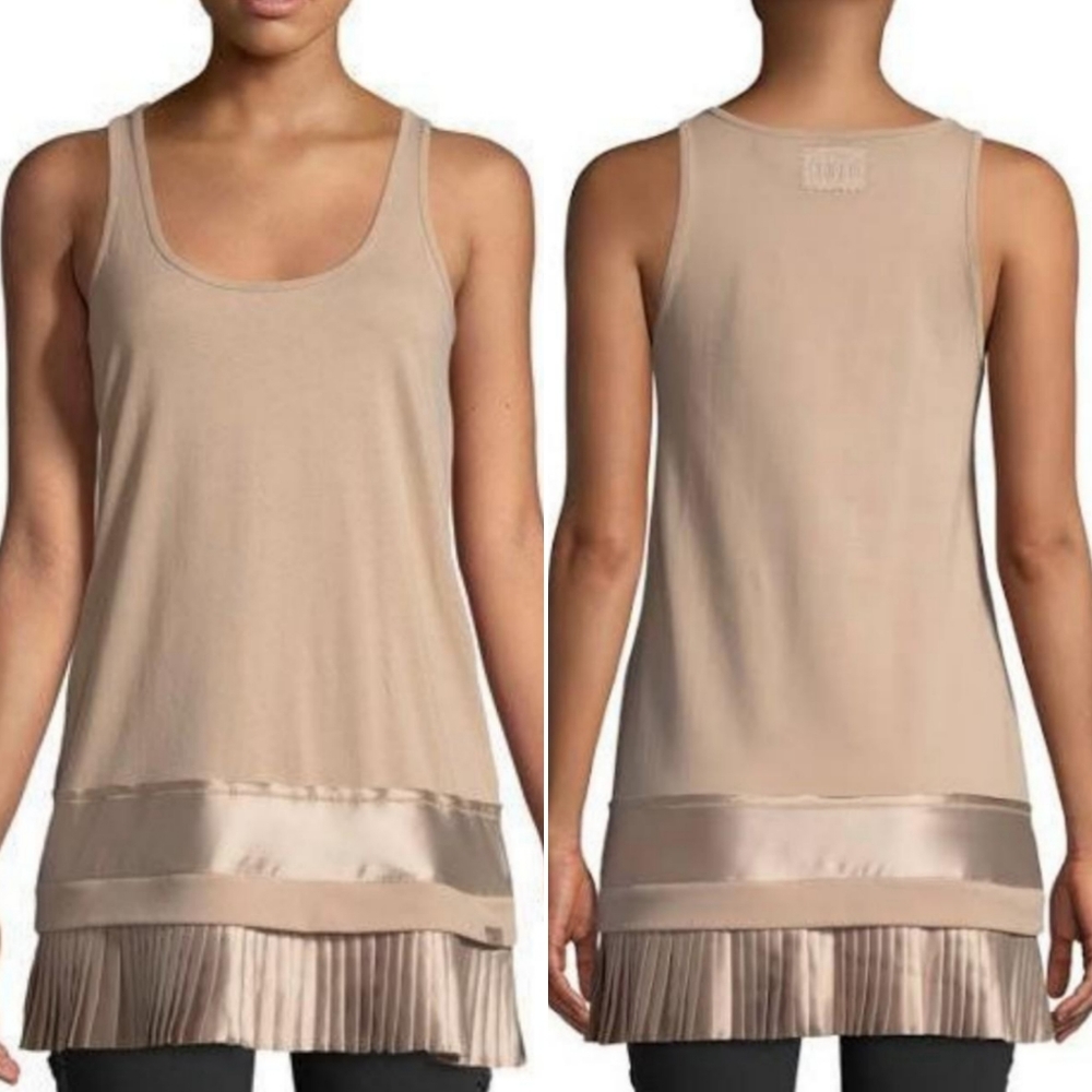 S/S '17 FENTY x PUMA pleated hem jersey tank dress 🤎